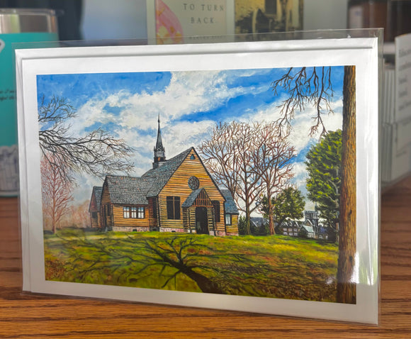 Watercolor Card of Barnwell Chapel by Horst