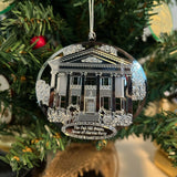 Silver Oak Hill House Ornament
